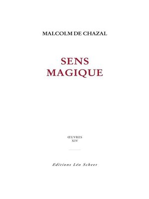 cover image of Sens magique